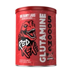 Big Ramy labs – Red Rex Glutamine –UNFLAVORED 5000Mg- 60Serv