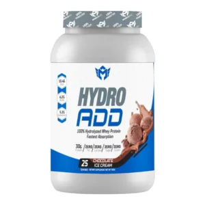 Muscleadd – Hydro Add 100%Hydrolyzed Whey Protein Fastest Absorption – 25Serv. – 900G – Chocolate Ice Cream